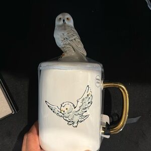 Rae Dunn Harry Potter Hedwig Mug with Topper